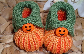 Babyschuhe: Kuerbis, bis-6-Monate (Bild: DaWanda)