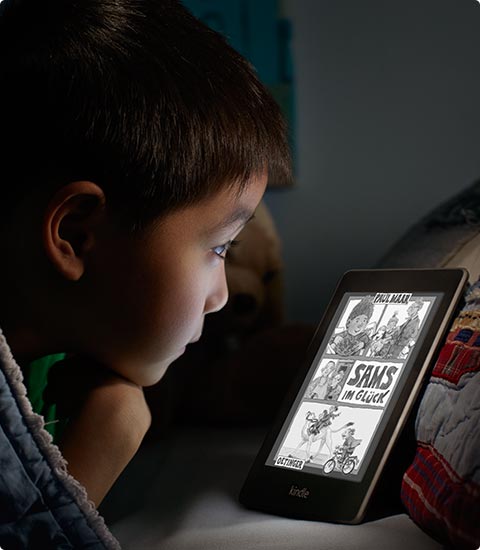 Nachts lesen ohne Licht: problemlos möglich mit dem Kindle Paperwhite